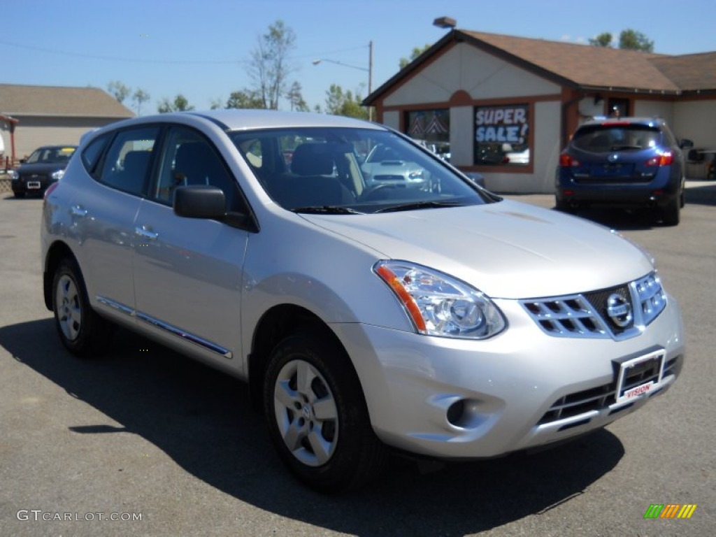 2011 Rogue S AWD - Silver Ice Metallic / Black photo #15