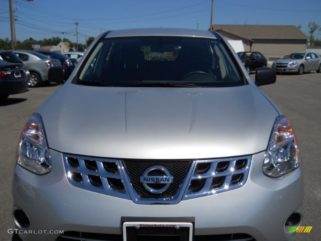 2011 Rogue S AWD - Silver Ice Metallic / Black photo #16