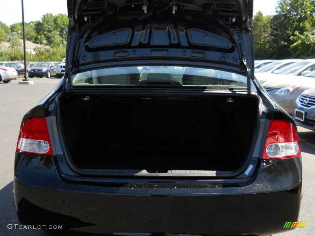 2010 Civic EX Sedan - Crystal Black Pearl / Gray photo #6