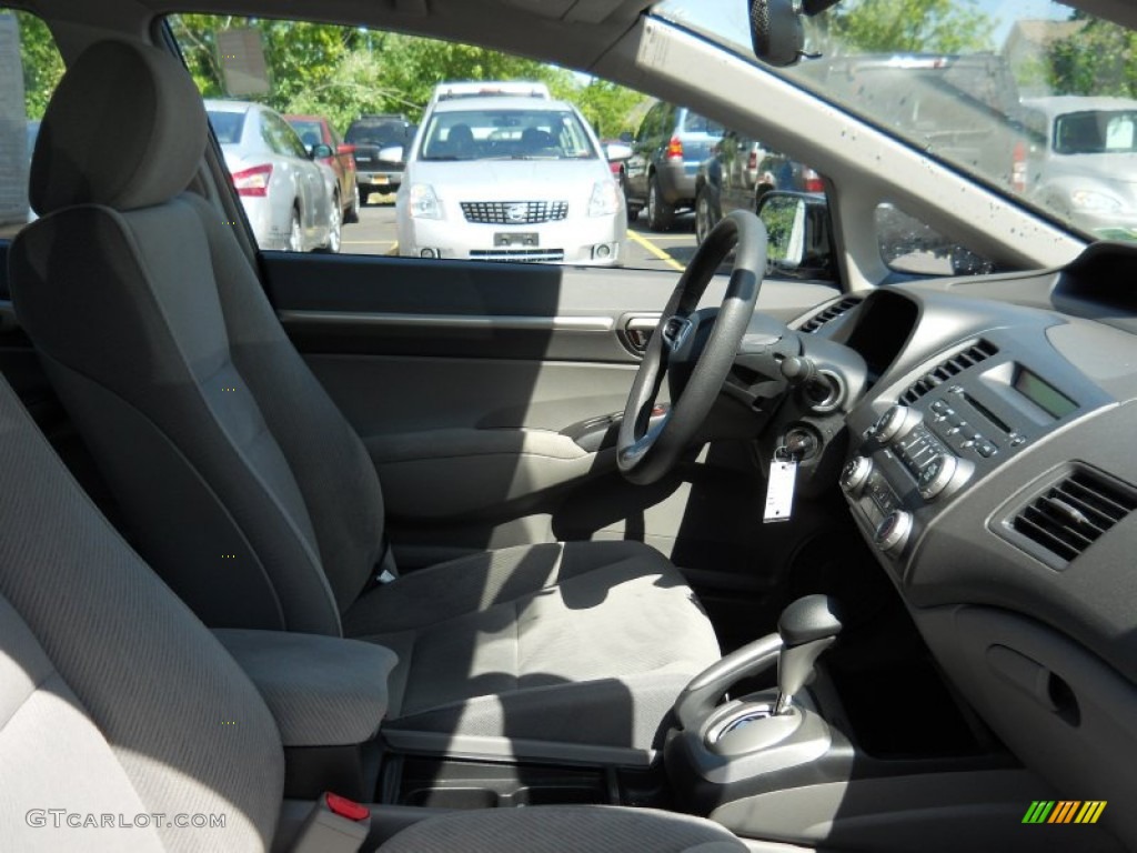 2010 Civic EX Sedan - Crystal Black Pearl / Gray photo #7