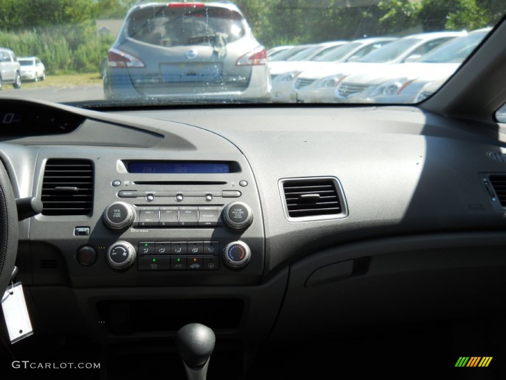 2010 Civic EX Sedan - Crystal Black Pearl / Gray photo #21