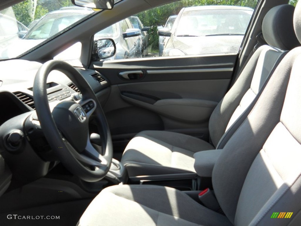 2010 Civic EX Sedan - Crystal Black Pearl / Gray photo #23