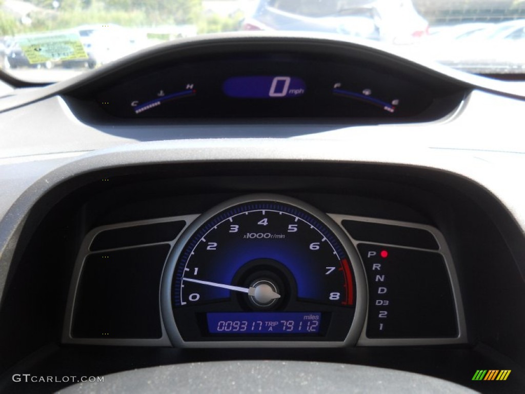 2010 Civic EX Sedan - Crystal Black Pearl / Gray photo #26