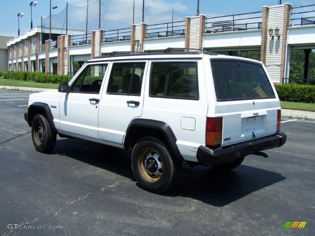 1995 Cherokee Sport - Stone White / Grey photo #4