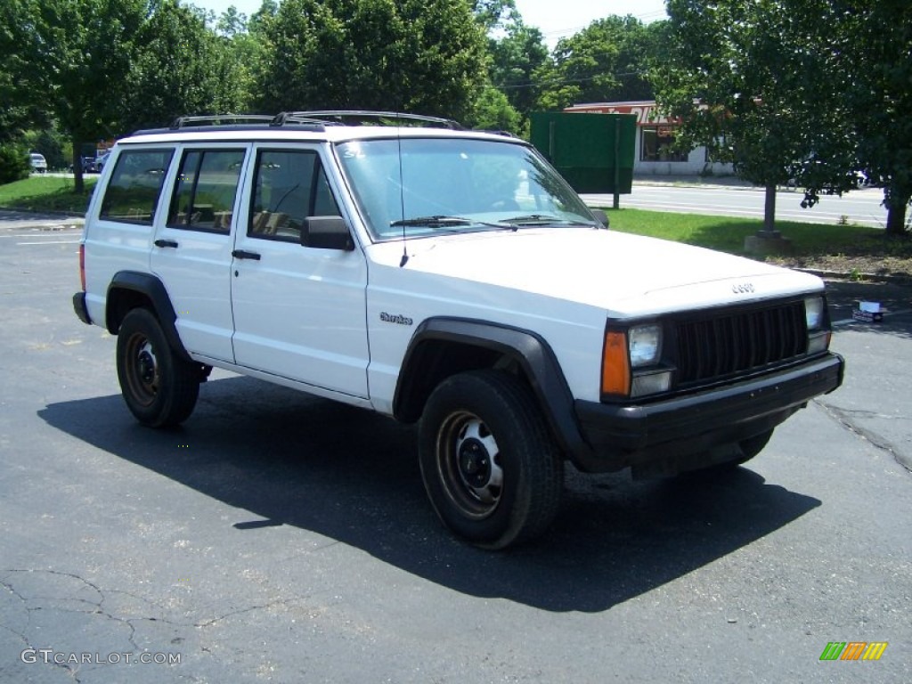 1995 Cherokee Sport - Stone White / Grey photo #7