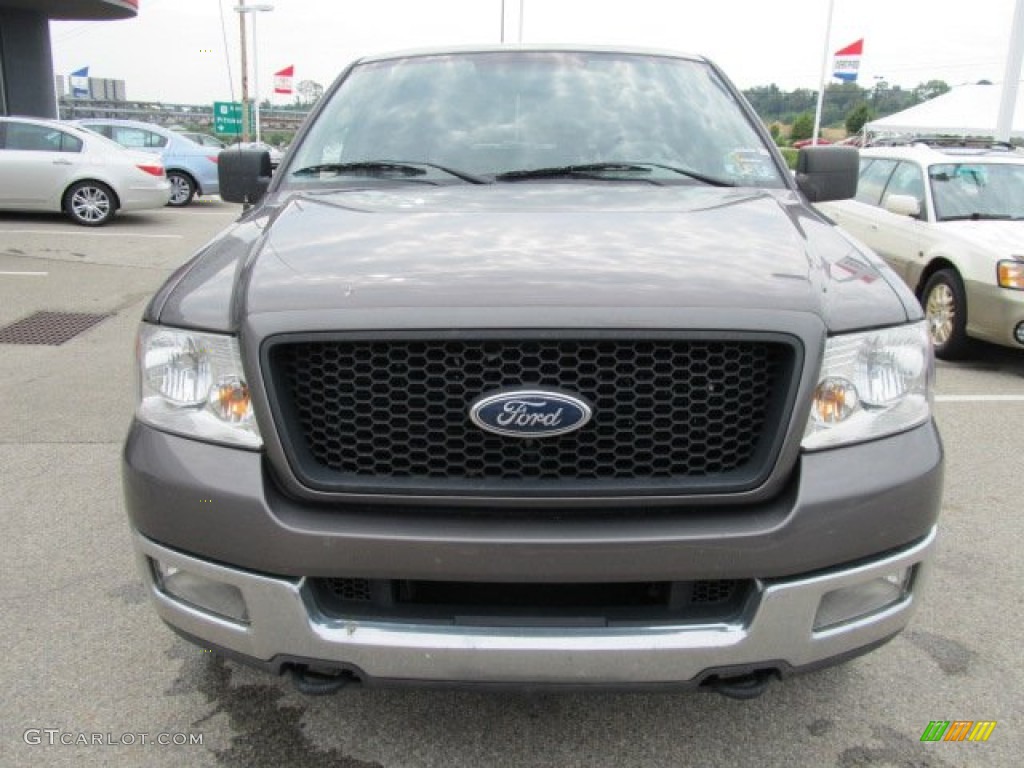2004 F150 XLT SuperCab 4x4 - Dark Shadow Grey Metallic / Dark Flint photo #9