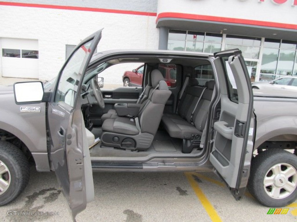 2004 F150 XLT SuperCab 4x4 - Dark Shadow Grey Metallic / Dark Flint photo #10