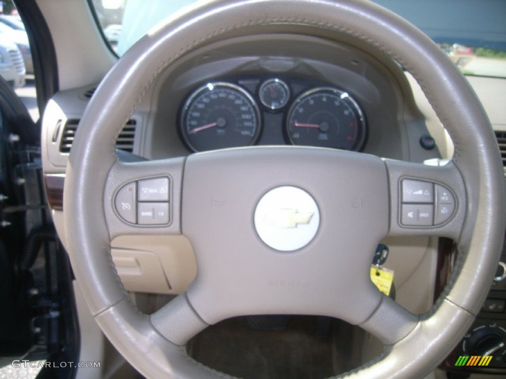 2005 Chevrolet Cobalt LT Sedan Neutral Beige Steering Wheel Photo #51694825