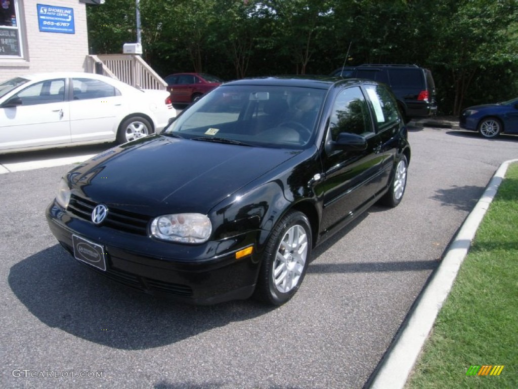 Black Volkswagen GTI