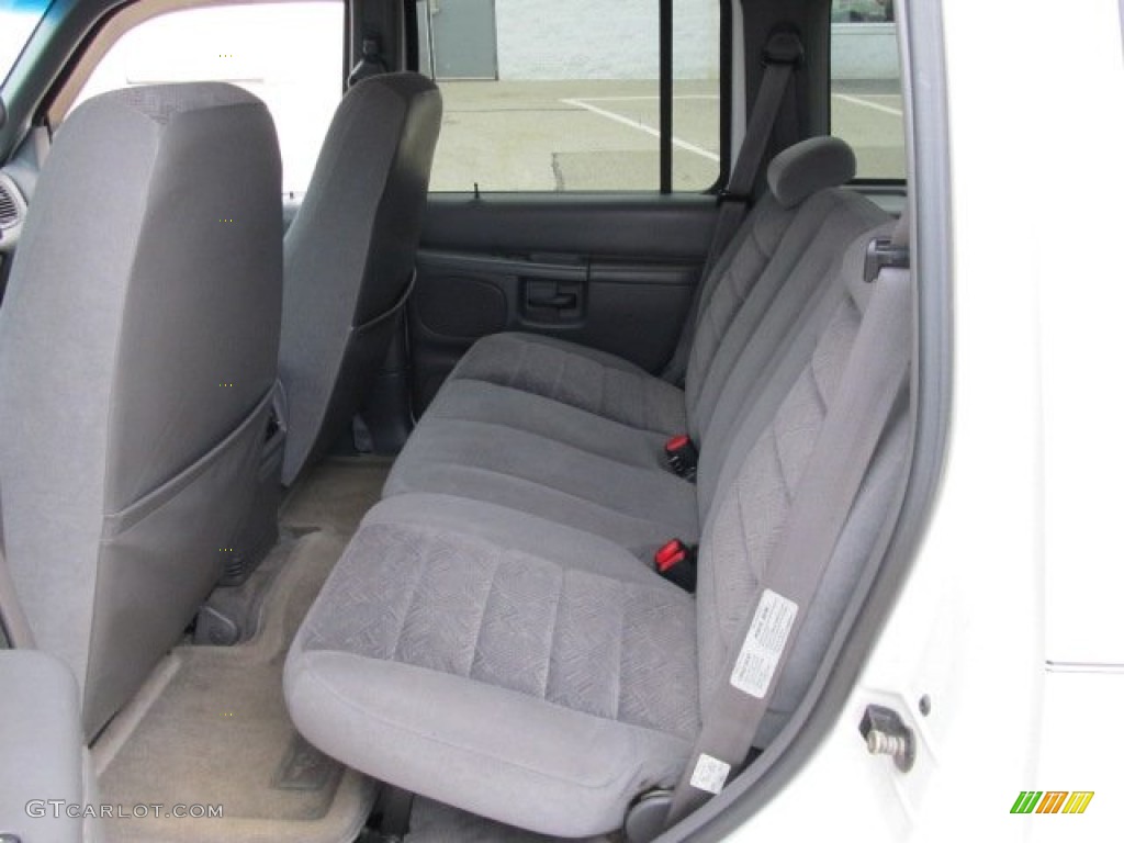 1999 Explorer XLT 4x4 - Oxford White / Dark Graphite photo #11