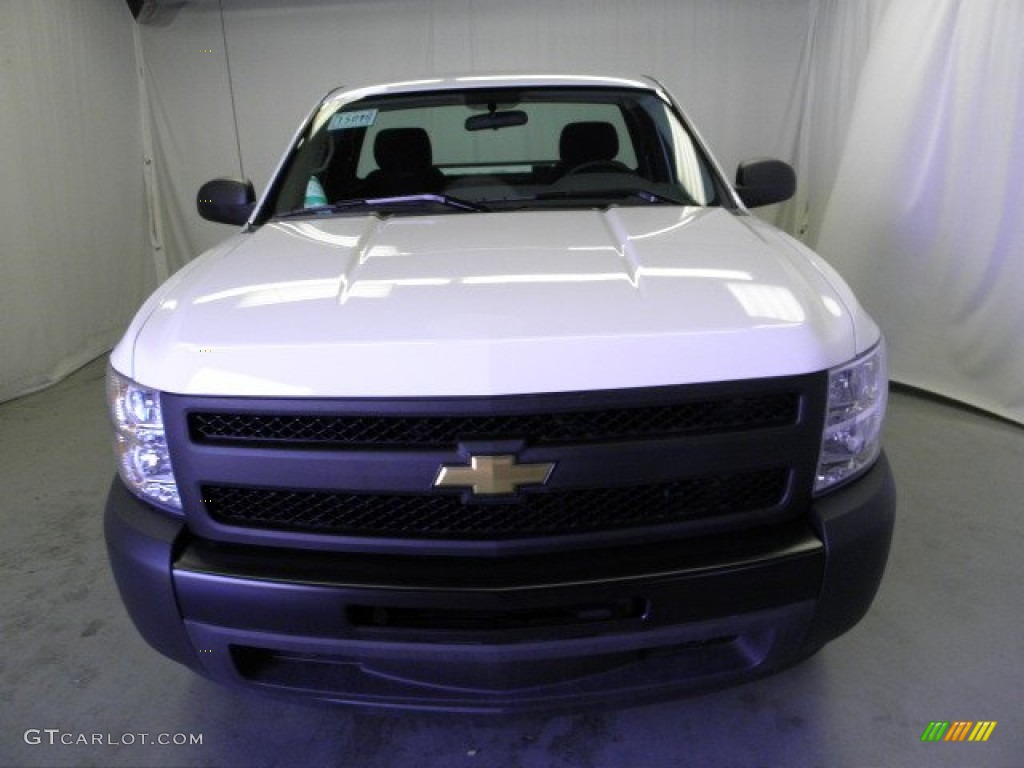 2011 Silverado 1500 Regular Cab - Summit White / Dark Titanium photo #2