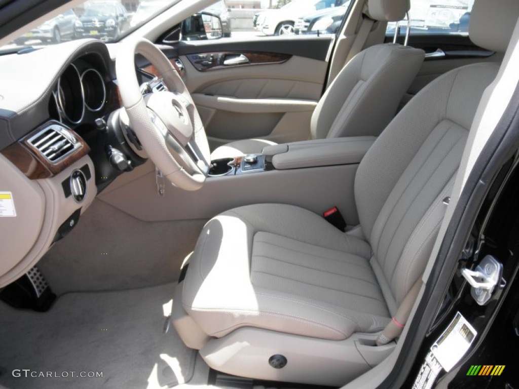 Almond/Mocha Interior 2012 Mercedes-Benz CLS 550 Coupe Photo #51699058