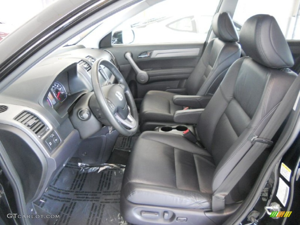 Black Interior 2009 Honda CR-V EX-L 4WD Photo #51699386