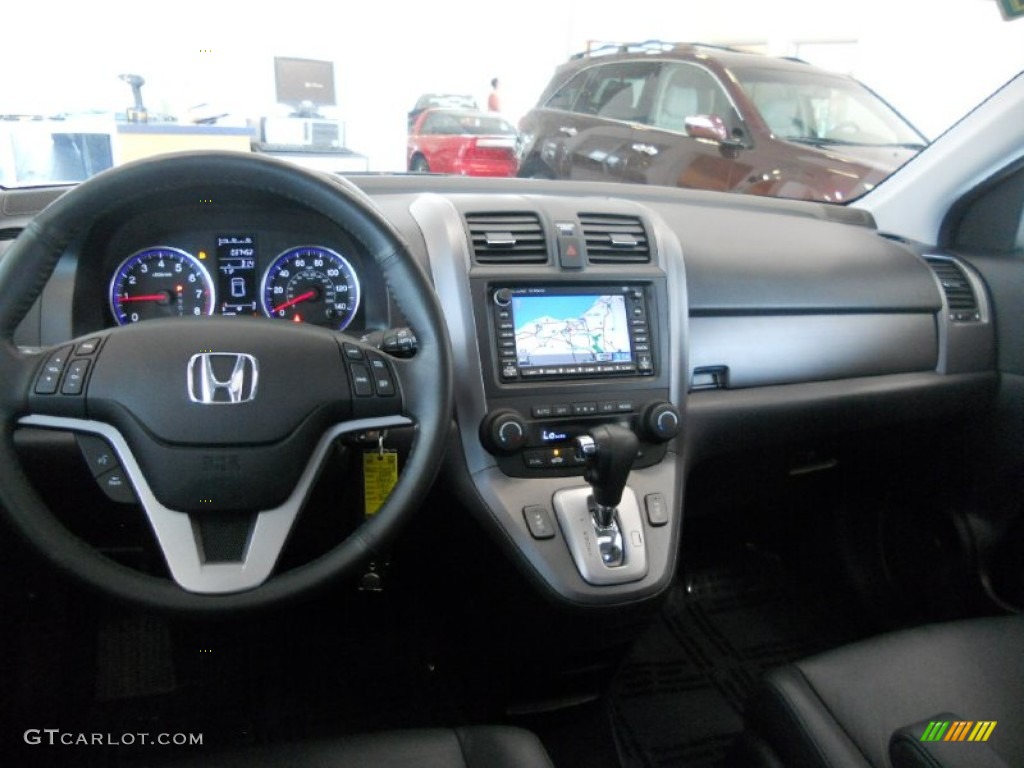 2009 Honda CR-V EX-L 4WD Black Dashboard Photo #51699463