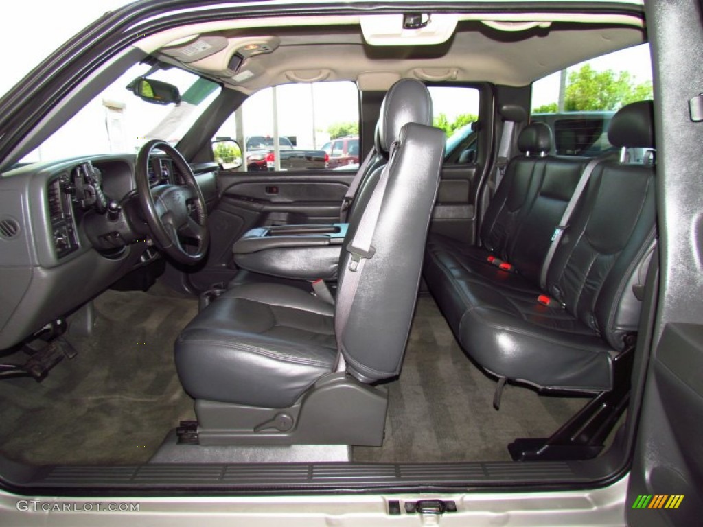 Dark Charcoal Interior 2007 Chevrolet Silverado 1500 Classic LT Extended Cab Photo #51699916