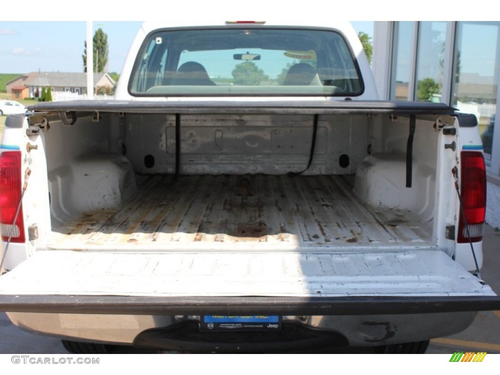 2000 F250 Super Duty XLT Crew Cab 4x4 - Oxford White / Medium Graphite photo #5