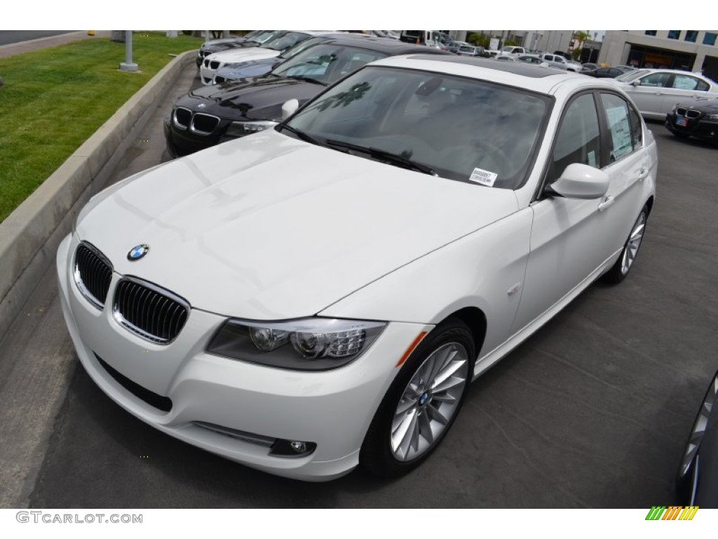 2011 3 Series 335d Sedan - Alpine White / Black Dakota Leather photo #6