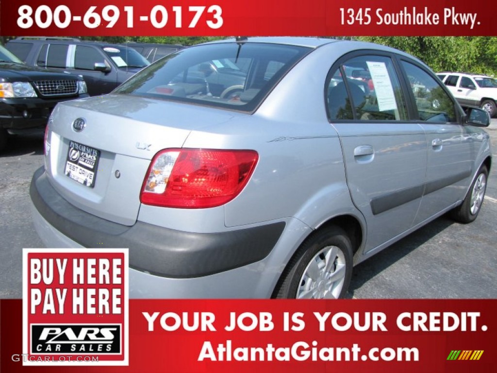 2006 Rio Sedan - Silver / Gray photo #3