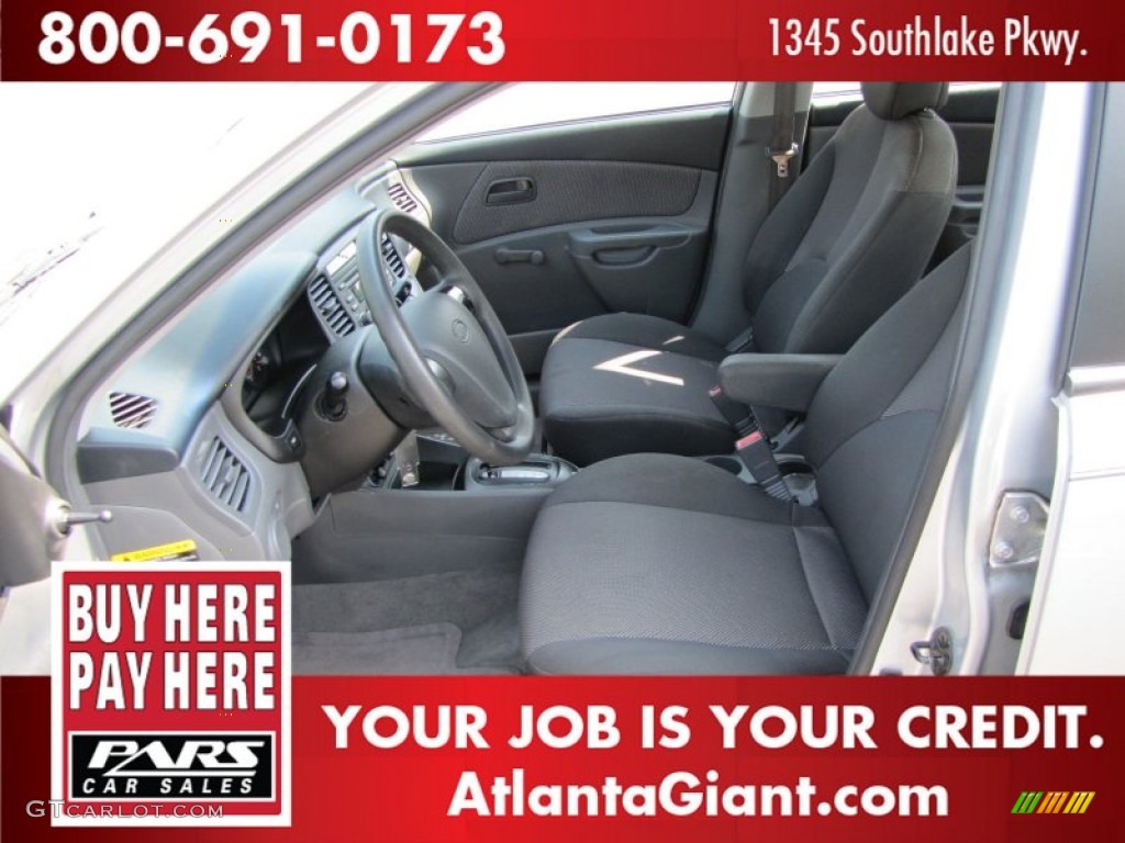 2006 Rio Sedan - Silver / Gray photo #6