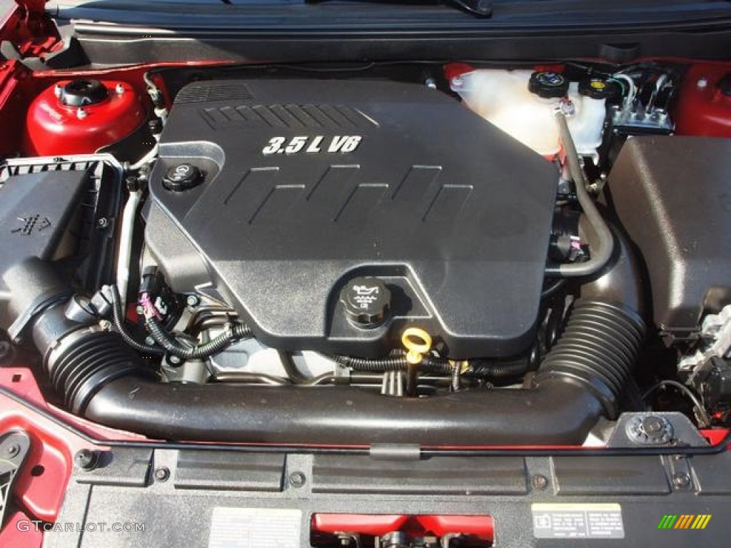 2009 G6 V6 Sedan - Performance Red Metallic / Ebony photo #6