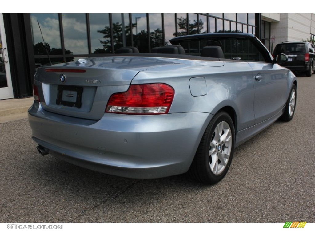 2008 1 Series 128i Convertible - Blue Water Metallic / Black photo #5