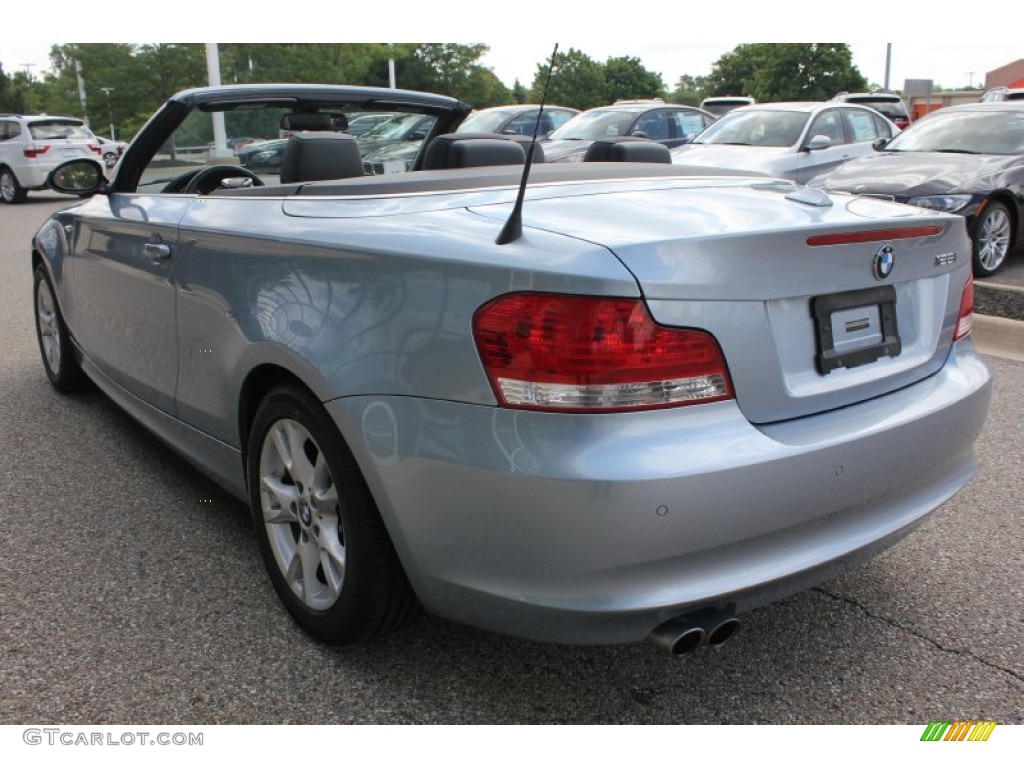 2008 1 Series 128i Convertible - Blue Water Metallic / Black photo #7