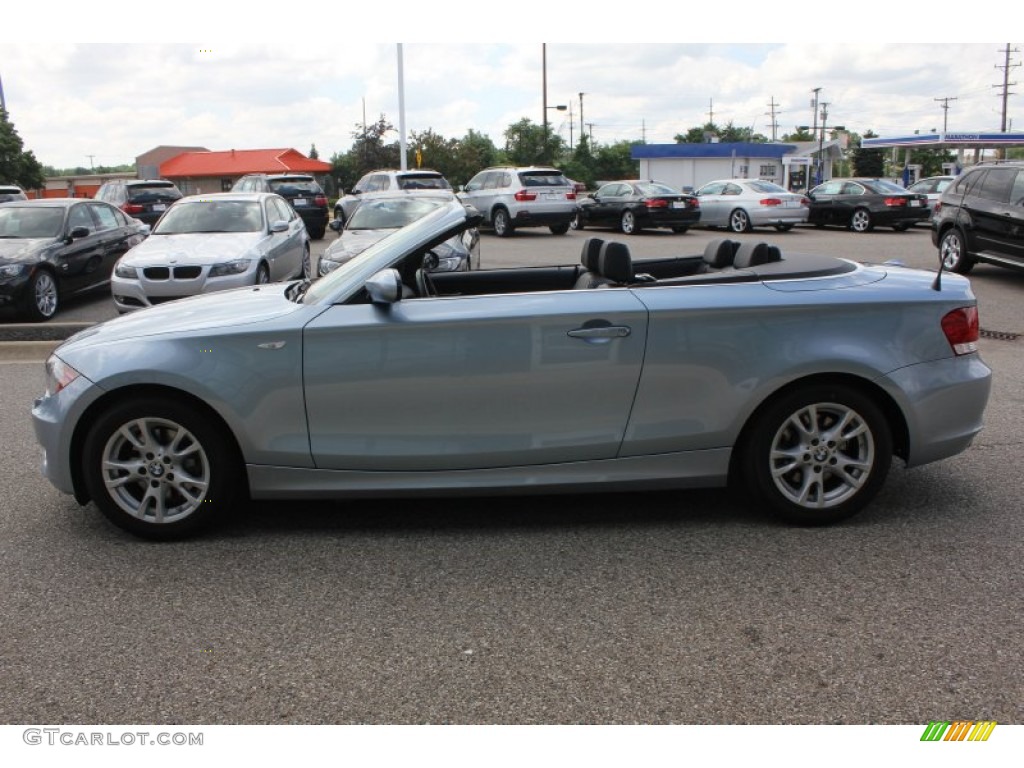 2008 1 Series 128i Convertible - Blue Water Metallic / Black photo #8