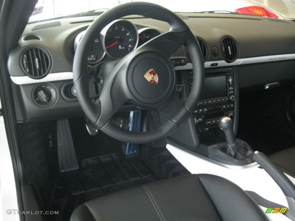 2012 Porsche Boxster Spyder Black Dashboard Photo #51702772