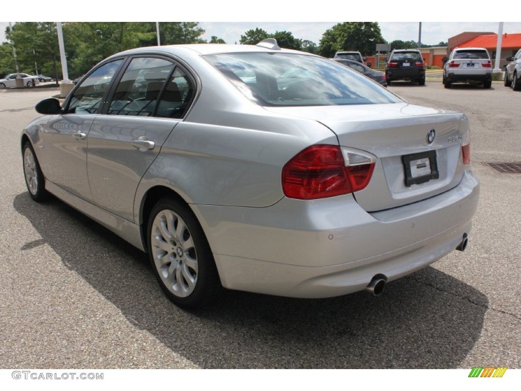 2008 3 Series 335xi Sedan - Titanium Silver Metallic / Black photo #7