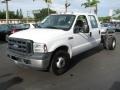2006 Oxford White Ford F350 Super Duty XL Crew Cab Chassis  photo #5