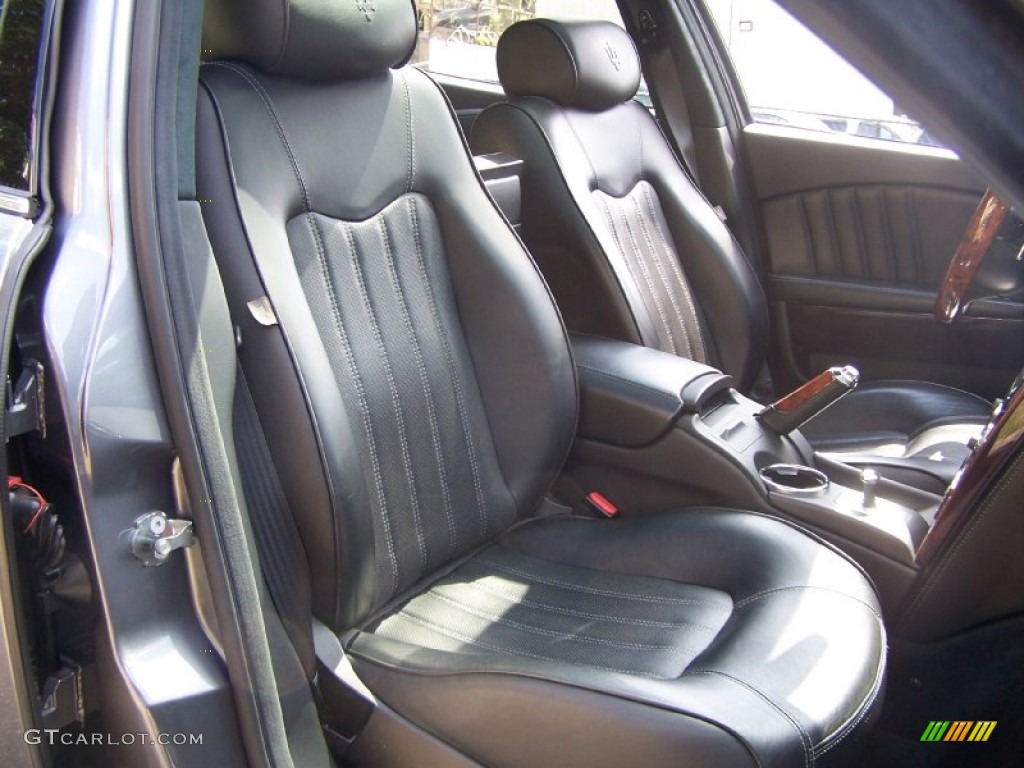 Nero Interior 2005 Maserati Quattroporte Standard Quattroporte Model Photo #51703741