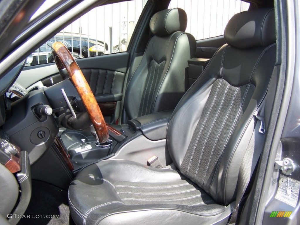 Nero Interior 2005 Maserati Quattroporte Standard Quattroporte Model Photo #51703870