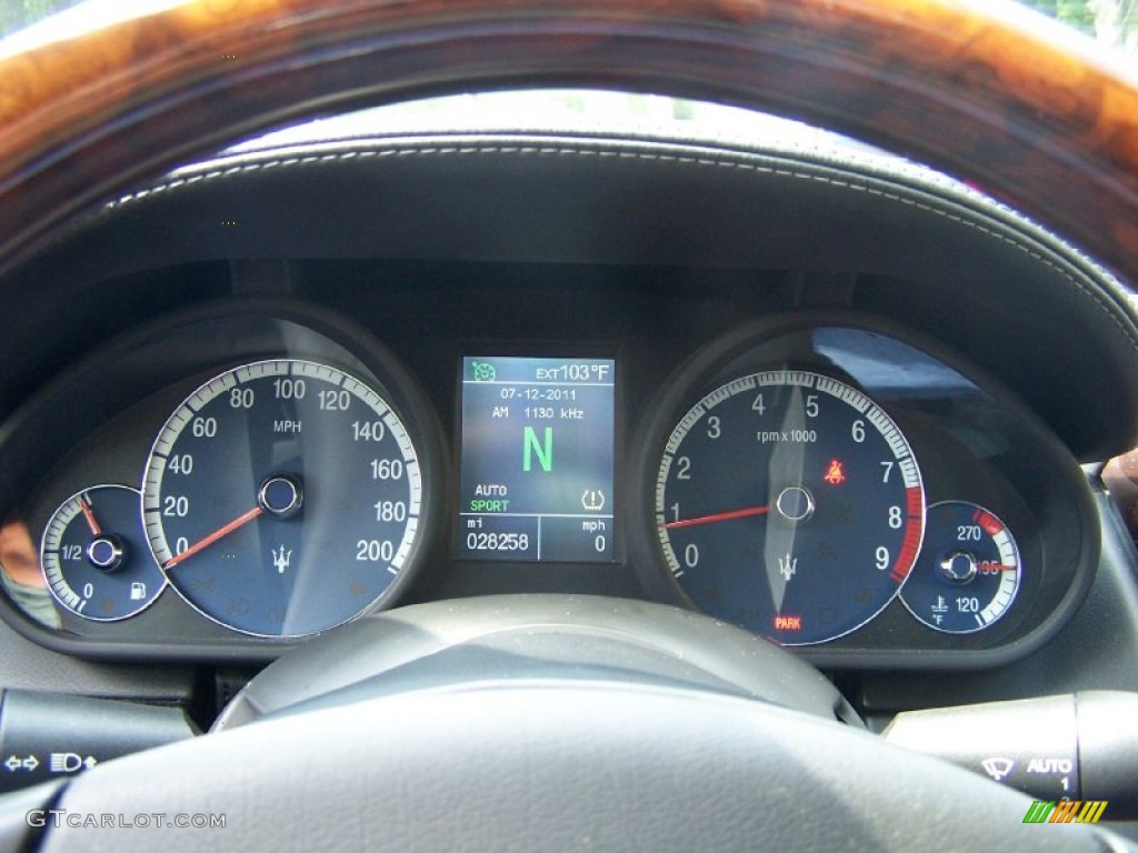 2005 Maserati Quattroporte Standard Quattroporte Model Gauges Photo #51703930