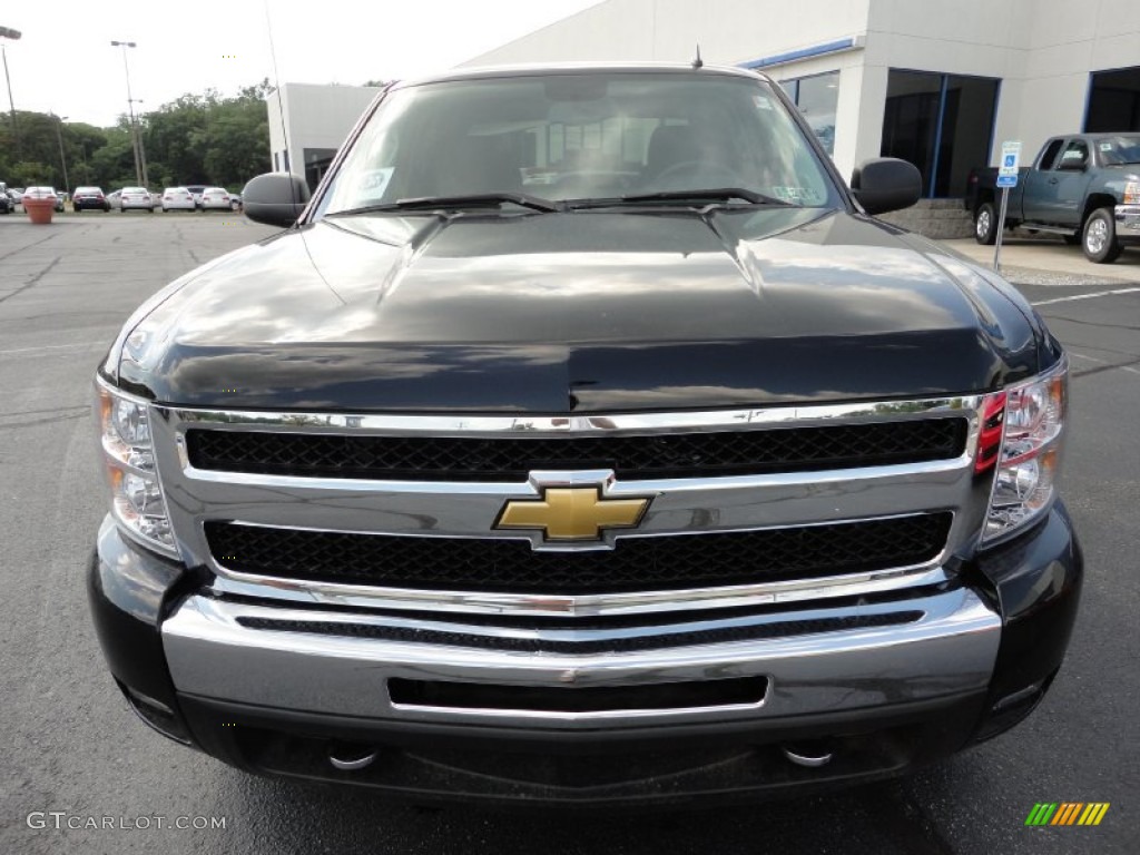 2011 Silverado 1500 LT Crew Cab 4x4 - Black / Ebony photo #2