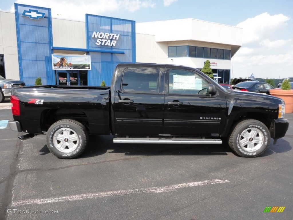 2011 Silverado 1500 LT Crew Cab 4x4 - Black / Ebony photo #8