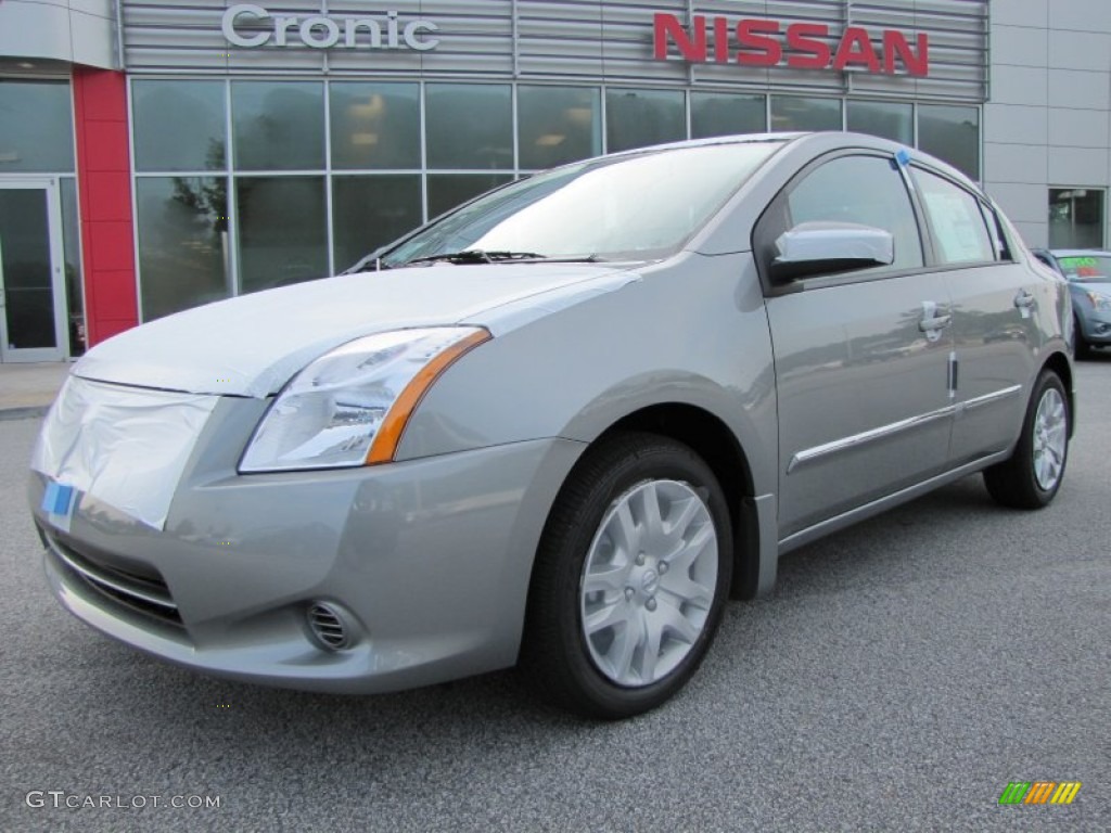 2012 Sentra 2.0 S - Magnetic Gray Metallic / Charcoal photo #1