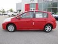 2011 Red Alert Nissan Versa 1.8 SL Hatchback  photo #2