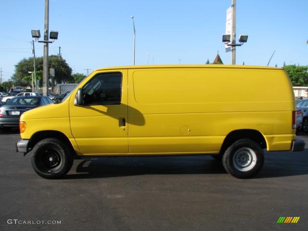 Fleet Yellow 2007 Ford E Series Van E250 Commercial Exterior Photo #51705130