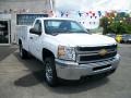 Summit White - Silverado 2500HD Regular Cab 4x4 Chassis Photo No. 2