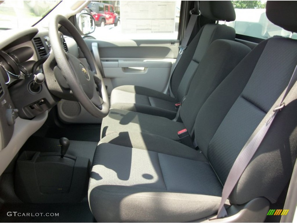 Dark Titanium Interior 2011 Chevrolet Silverado 2500HD Regular Cab 4x4 Chassis Photo #51705616
