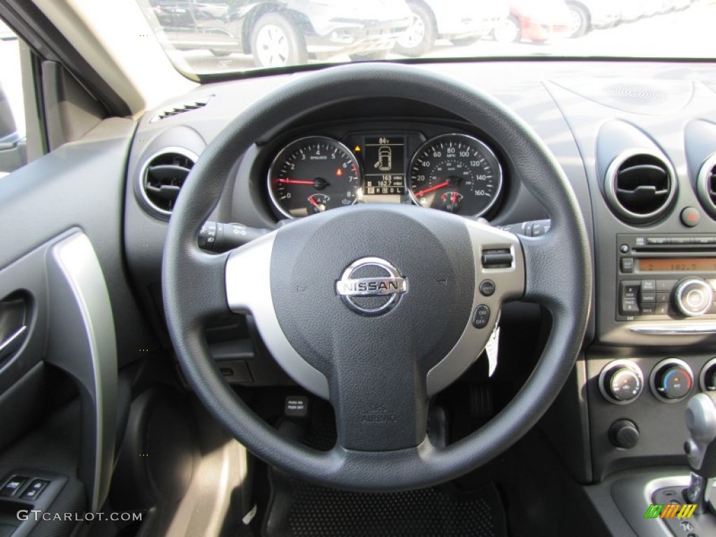 2011 Rogue S - Platinum Graphite / Black photo #14