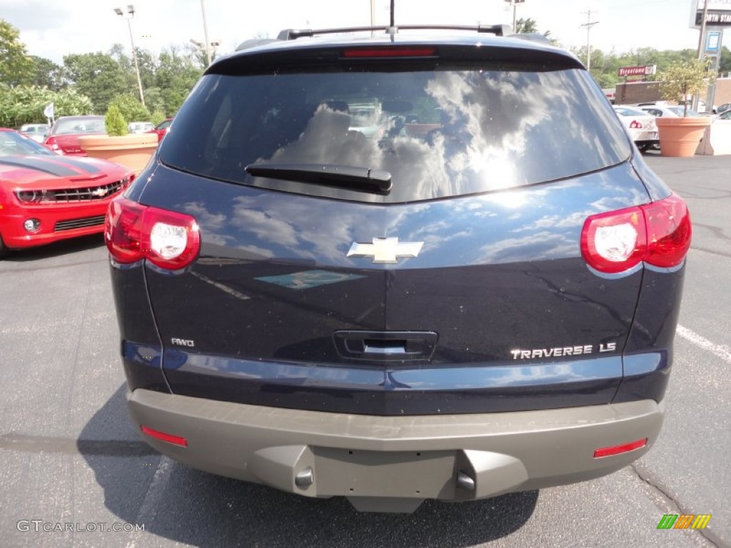 Dark Blue Metallic 2011 Chevrolet Traverse LS AWD Exterior Photo #51705709