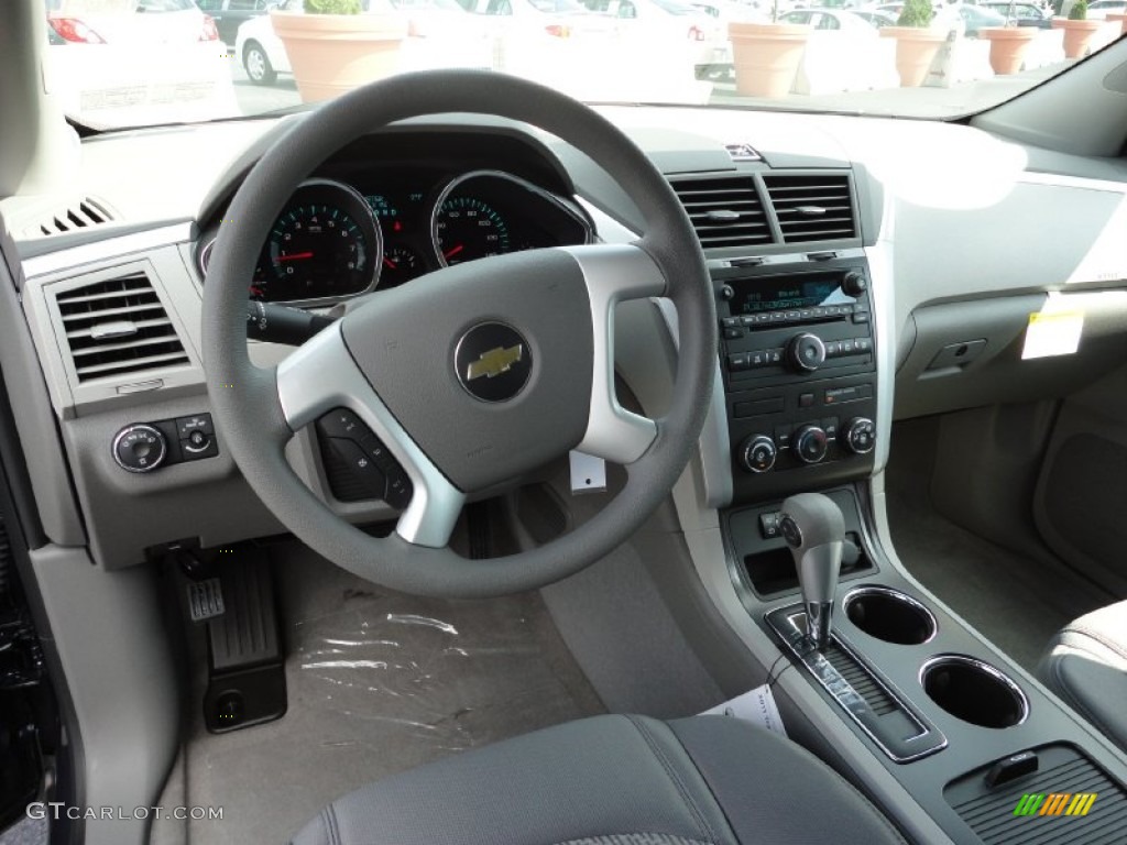 2011 Chevrolet Traverse LS AWD Dark Gray/Light Gray Dashboard Photo #51705787