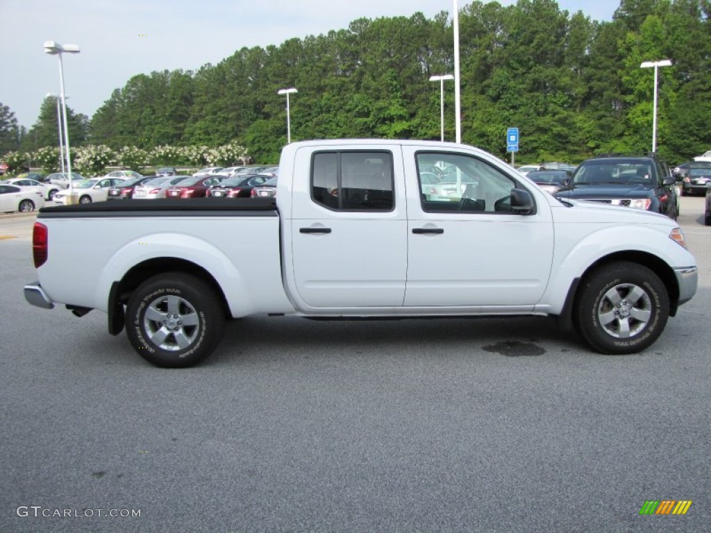 Avalanche White 2009 Nissan Frontier SE Crew Cab 4x4 Exterior Photo #51705871