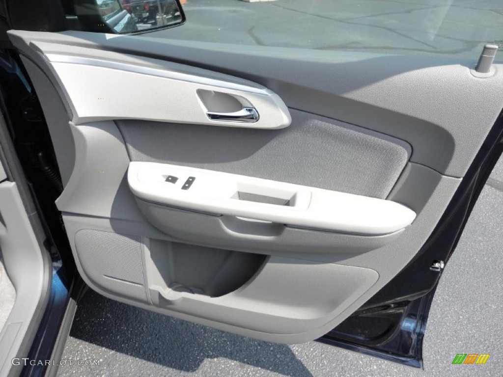 2011 Chevrolet Traverse LS AWD Dark Gray/Light Gray Door Panel Photo #51705874