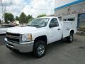 Summit White - Silverado 2500HD Regular Cab 4x4 Chassis Photo No. 45