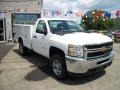 Summit White - Silverado 2500HD Regular Cab 4x4 Chassis Photo No. 50