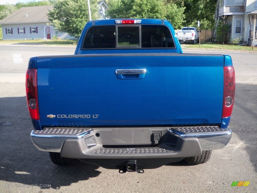 Aqua Blue Metallic 2011 Chevrolet Colorado LT Extended Cab 4x4 Exterior Photo #51706405