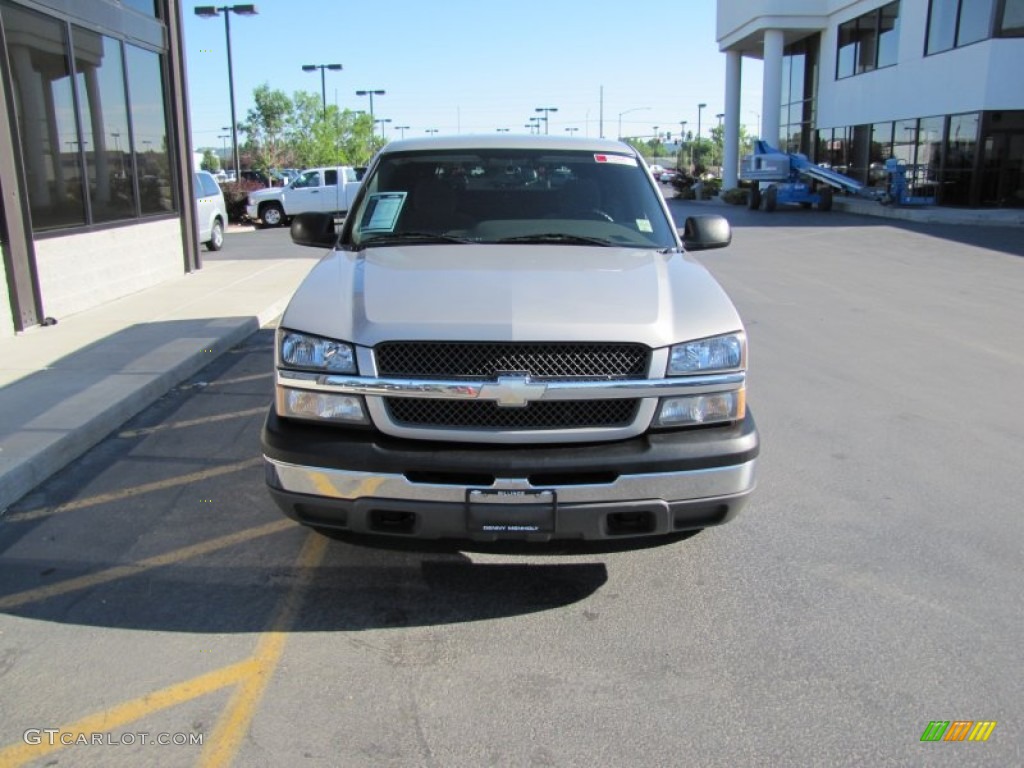 2004 Silverado 1500 LS Extended Cab - Silver Birch Metallic / Dark Charcoal photo #27