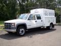 1998 Summit White Chevrolet C/K 3500 C3500 Crew Cab Commercial Truck #51669890